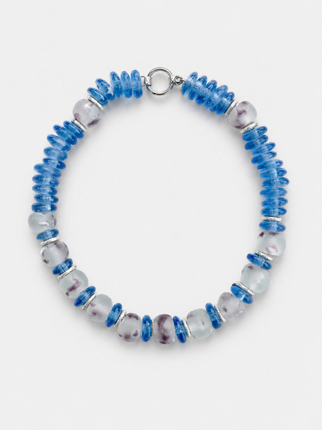 FW26-27 Lagoon Necklace in Blue and Purple