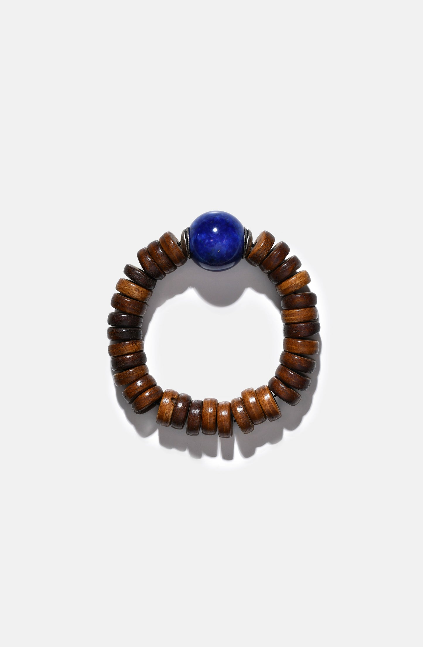 Nepali Bone with Lapis Lazuli Bracelet