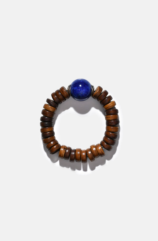 Nepali Bone with Lapis Lazuli Bracelet