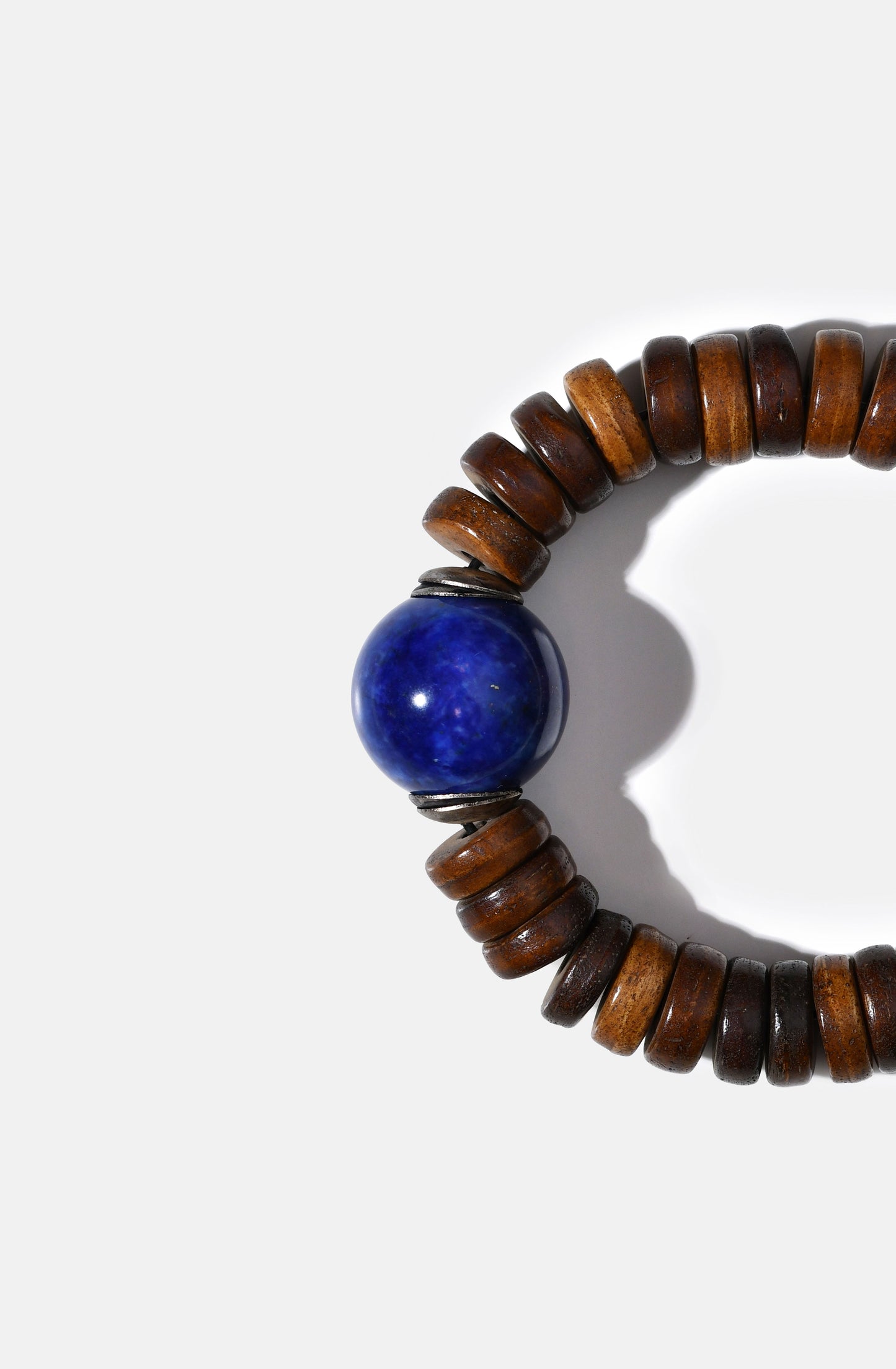 Nepali Bone with Lapis Lazuli Bracelet