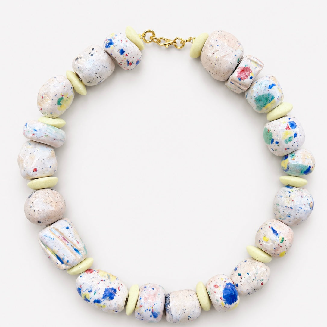 Collier en céramique fait main / Resort