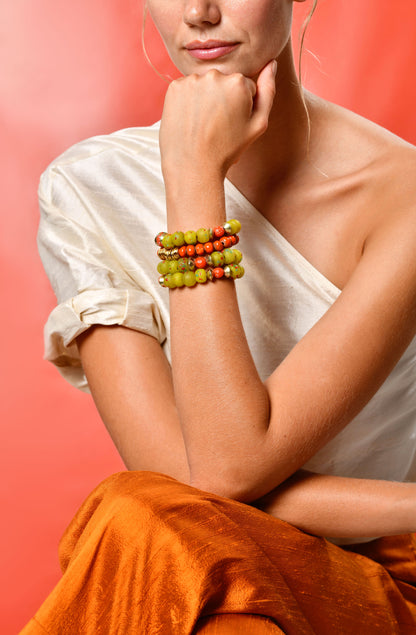 Yellow Sprinkled Bracelet