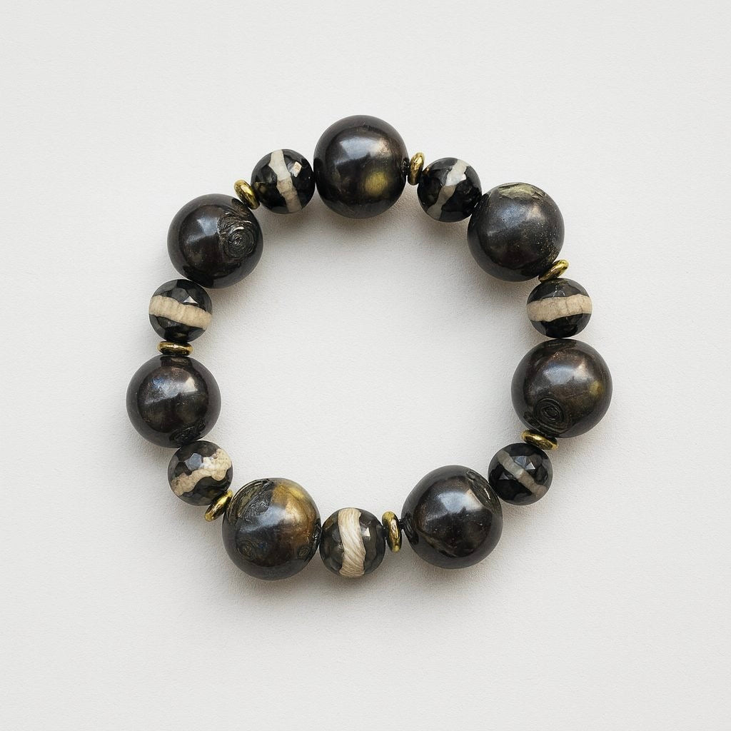 Siyah Mercan Bileklikler