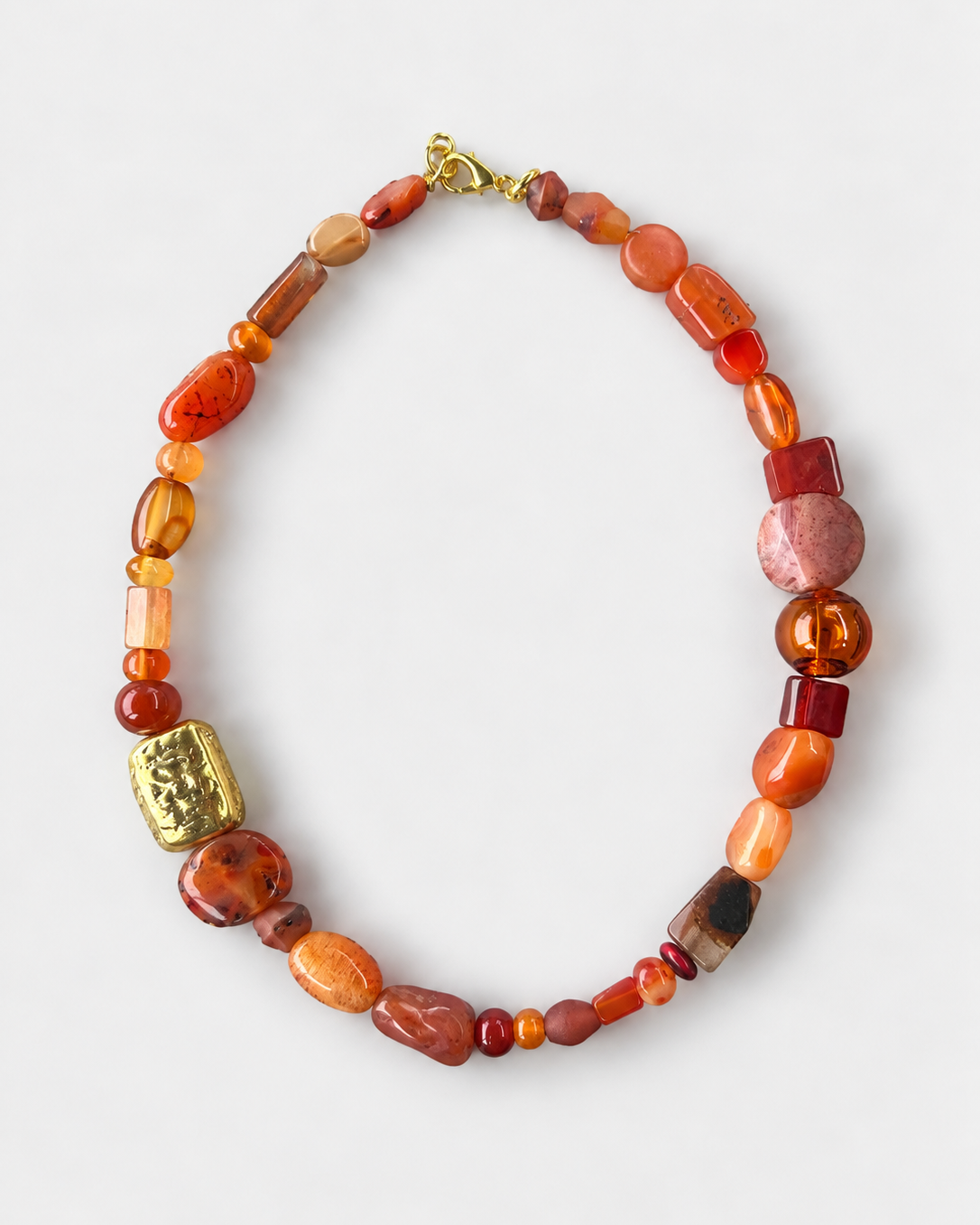 FW26-27 Vintage Carnelian Medley Necklace