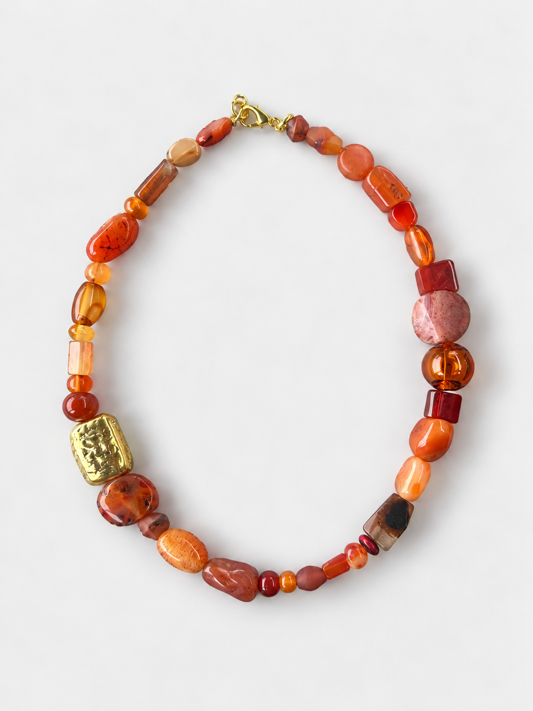FW26-27 Vintage Carnelian Medley Necklace