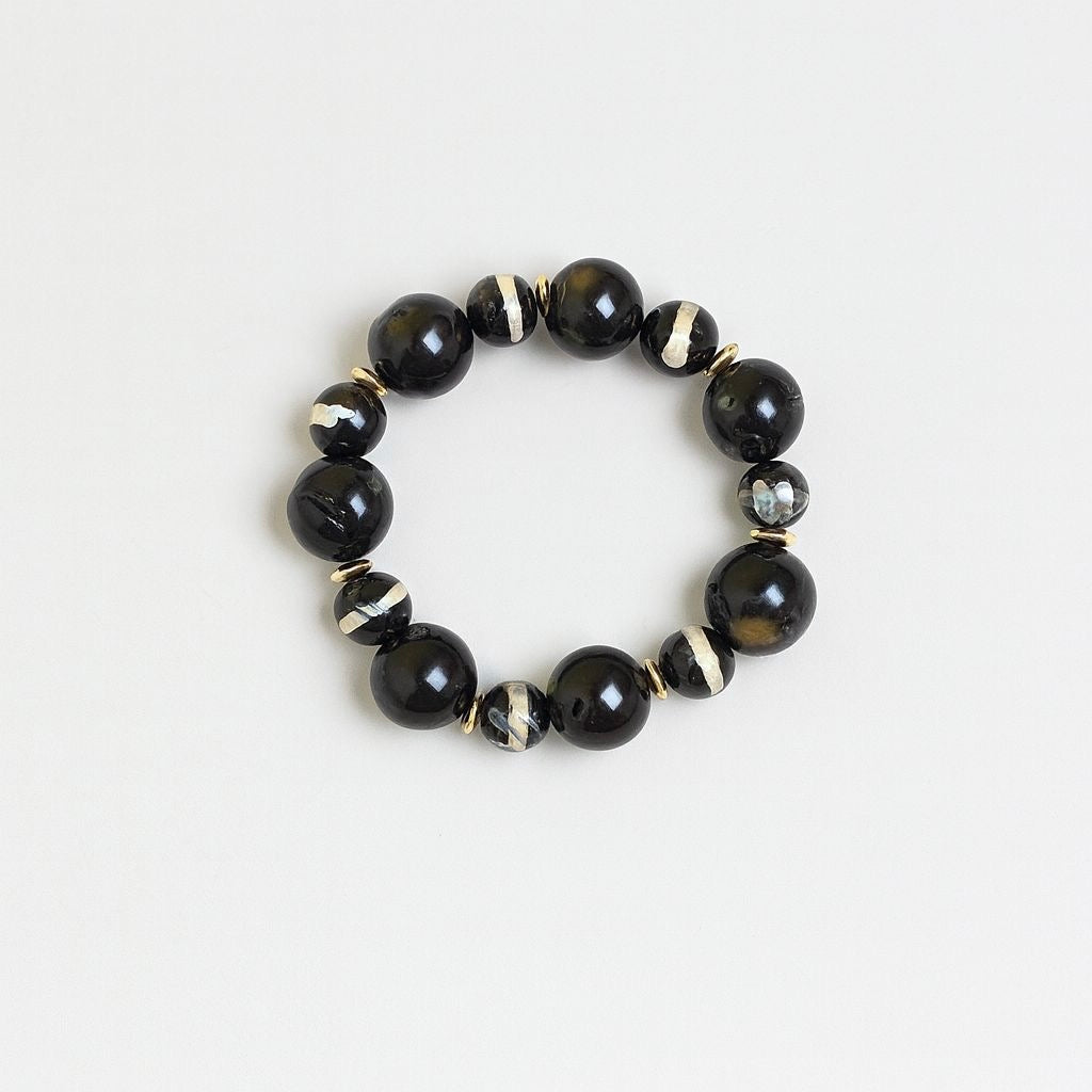 Bracelets en corail noir