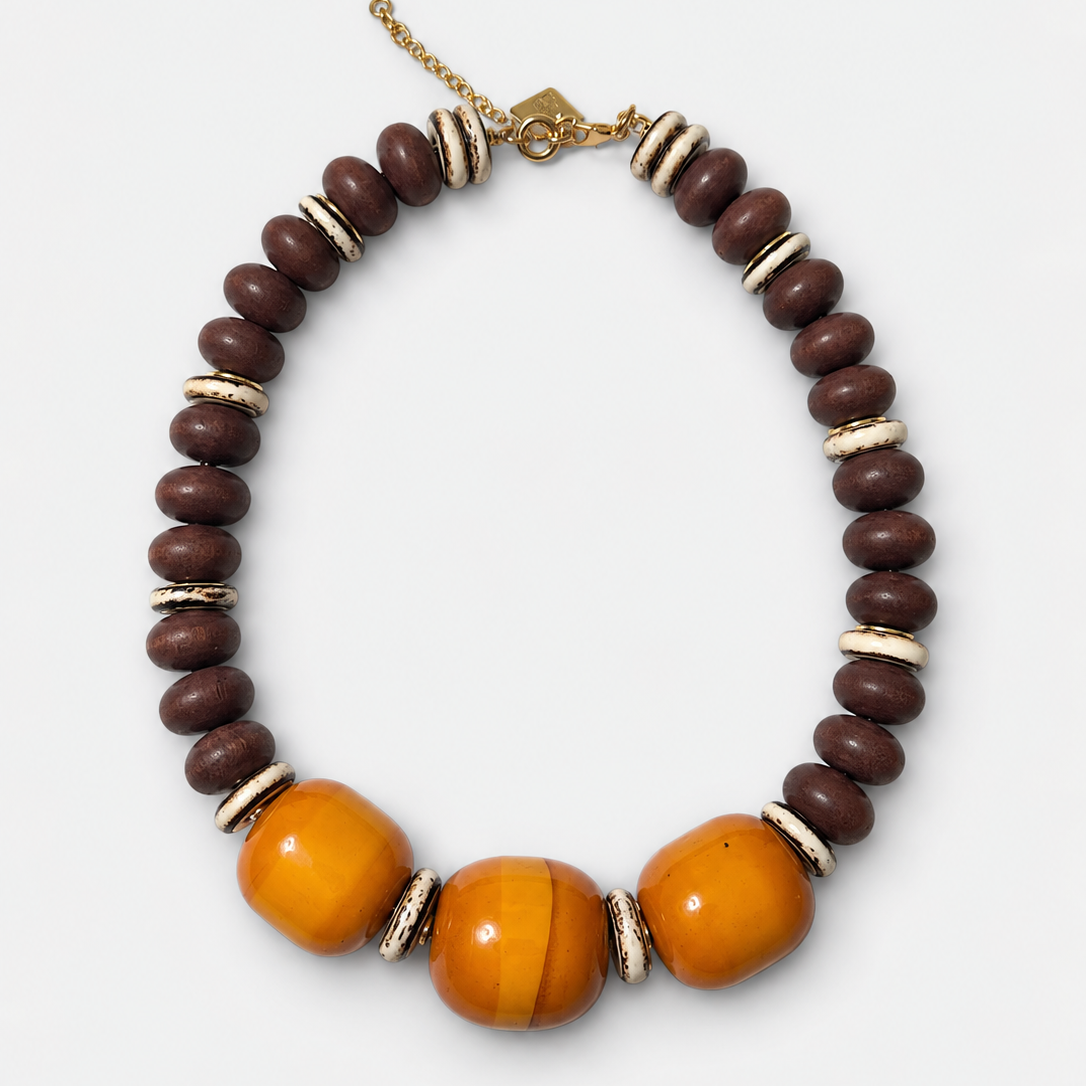 The Moana Necklace in Butterscotch