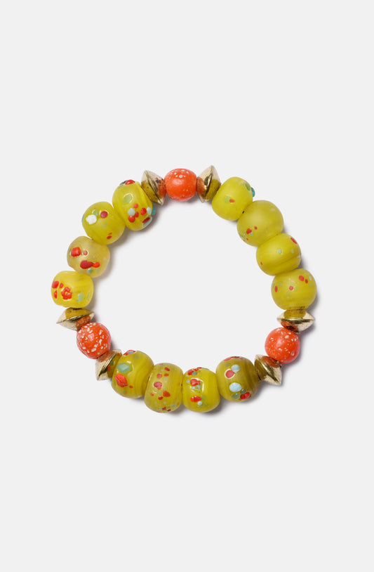 Yellow Sprinkled Bracelet
