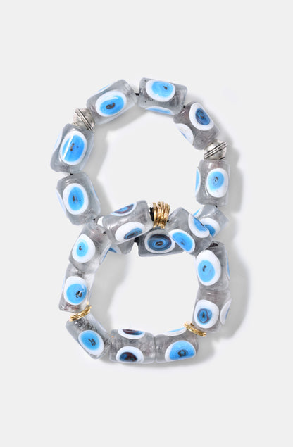 Glass Evil Eye Bracelets / Resort 24