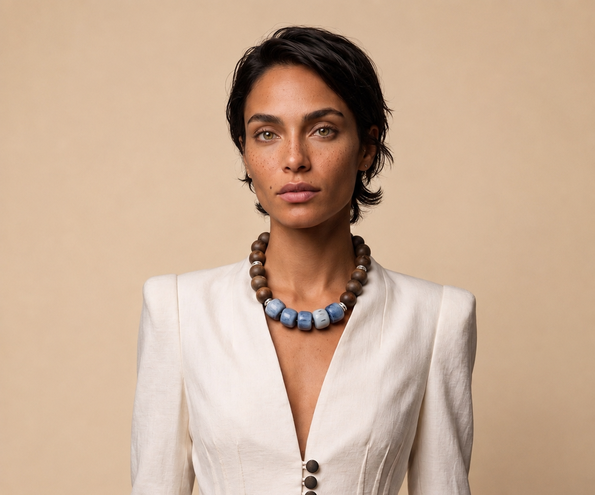FW26-27 Wooden Tortuga Necklace