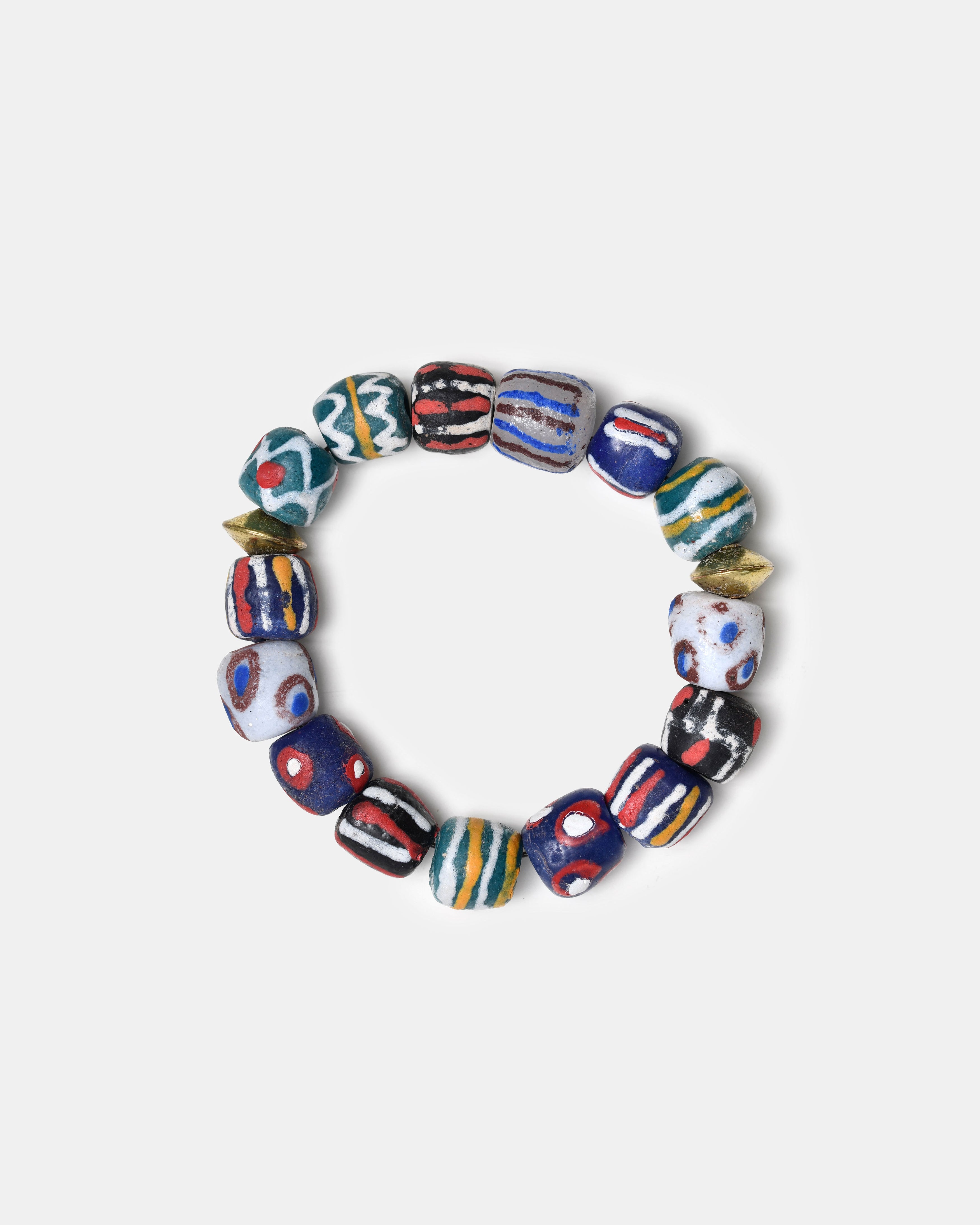 Gray Krobo Medley Bracelet