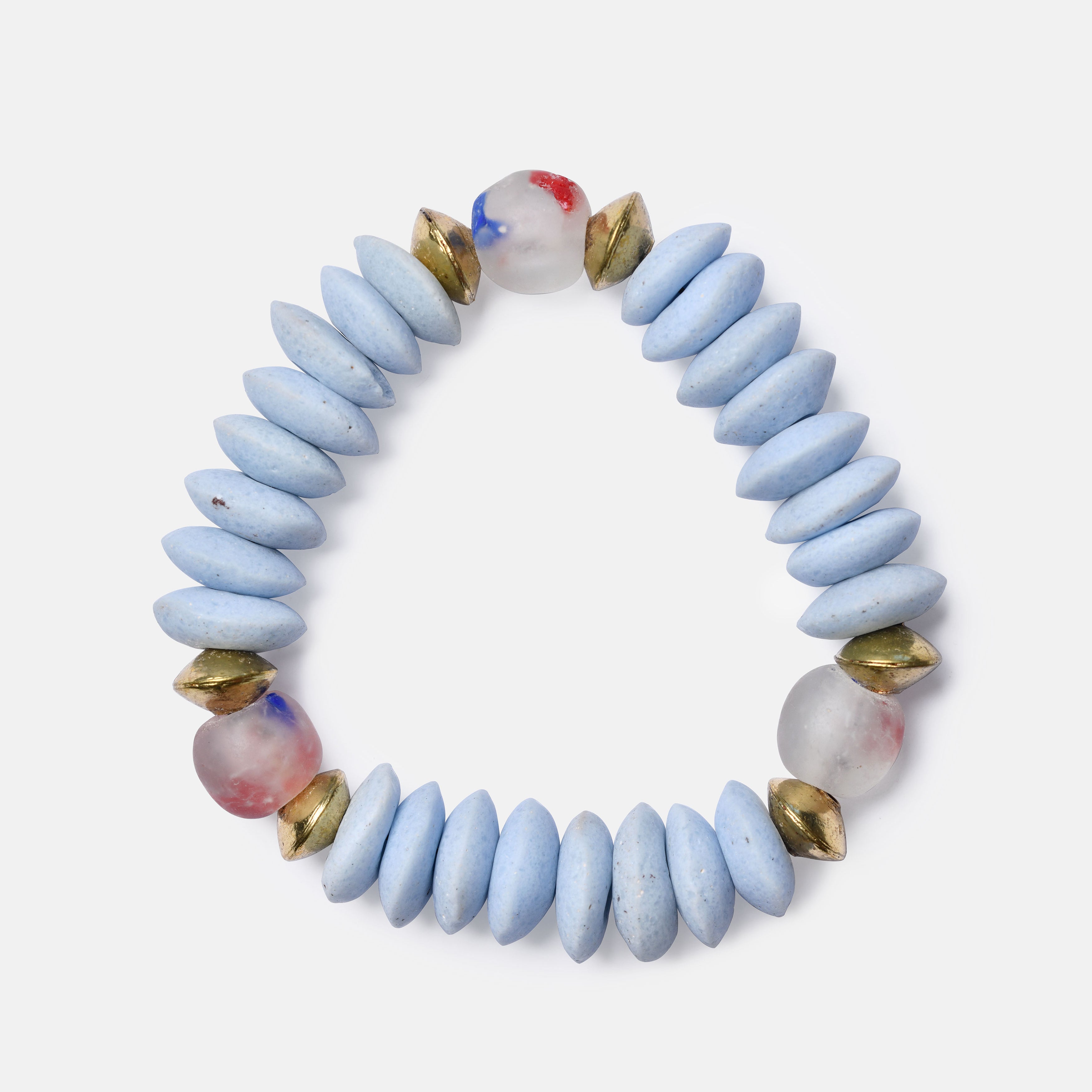 Light Blue Sprinkled Bracelet