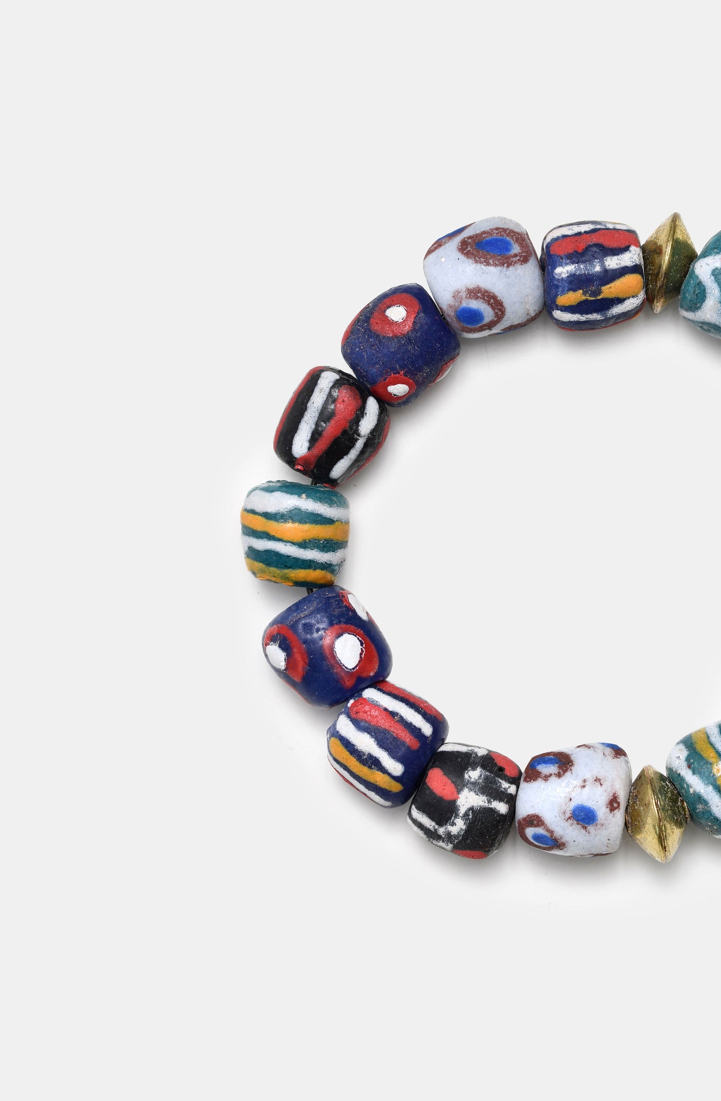 Gray Krobo Medley Bracelet