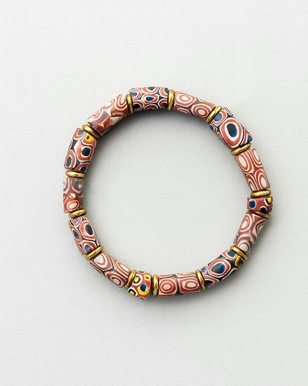 Pembe Antika Venedik Cam Bileklik