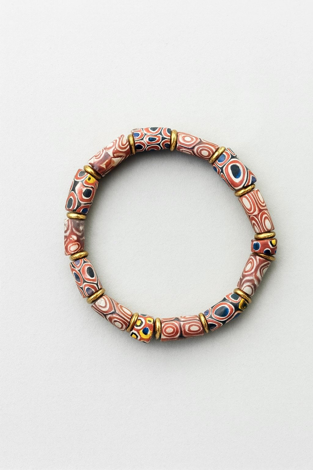 Pembe Antika Venedik Cam Bileklik