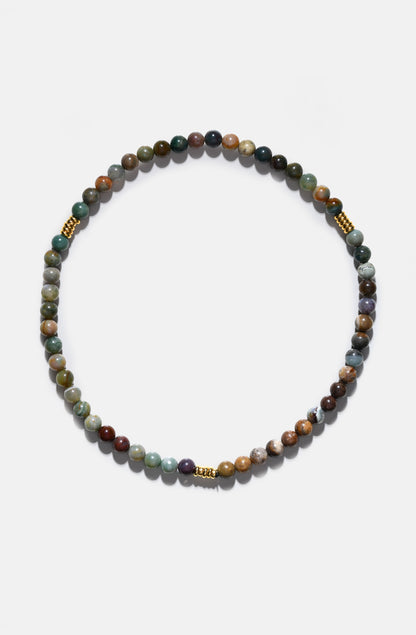 Bini Necklace 2025 Dark Green Jasper