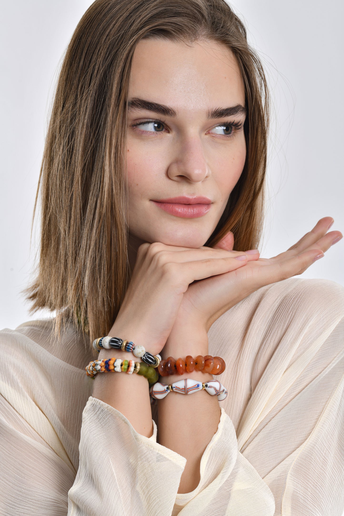 Flower Beads Bracelet / Resort 24