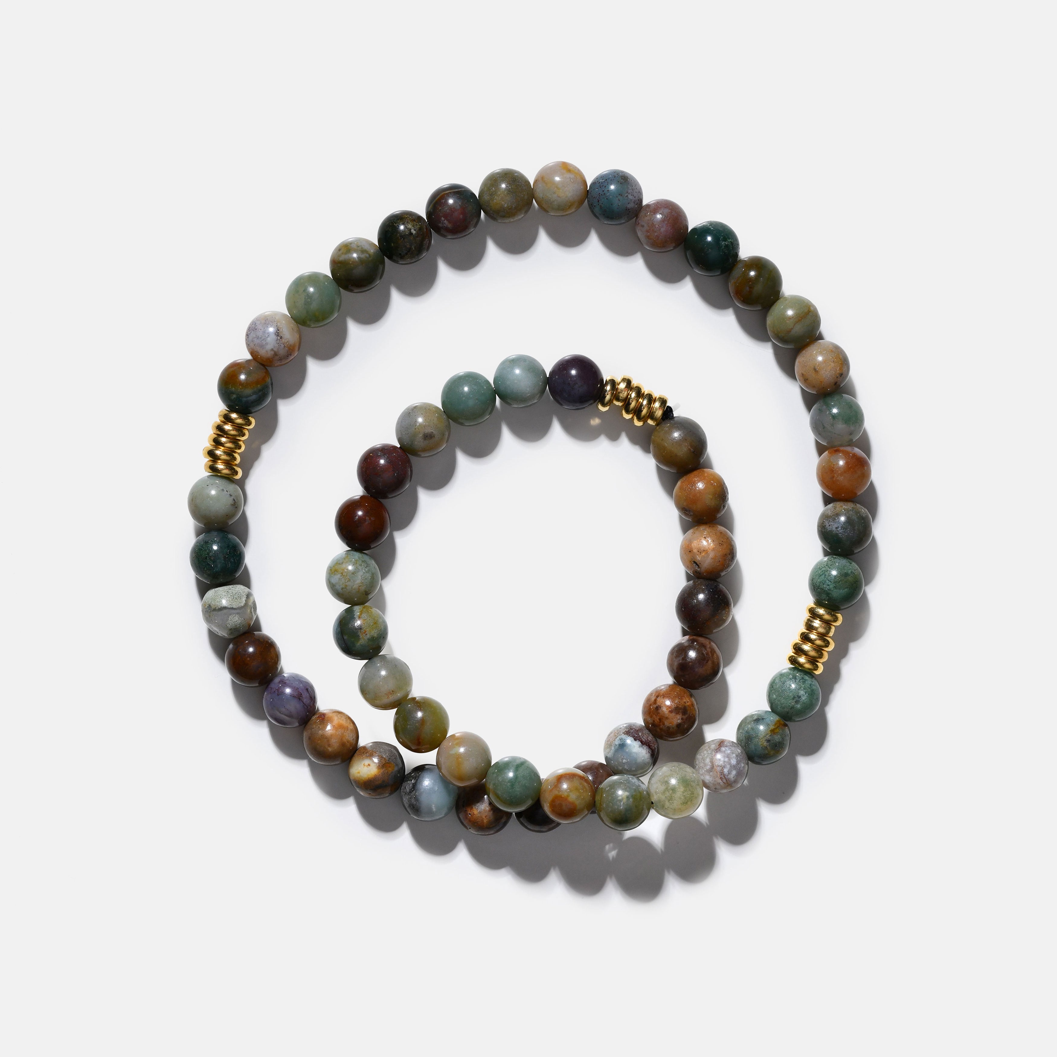 Bini Necklace 2025 Dark Green Jasper
