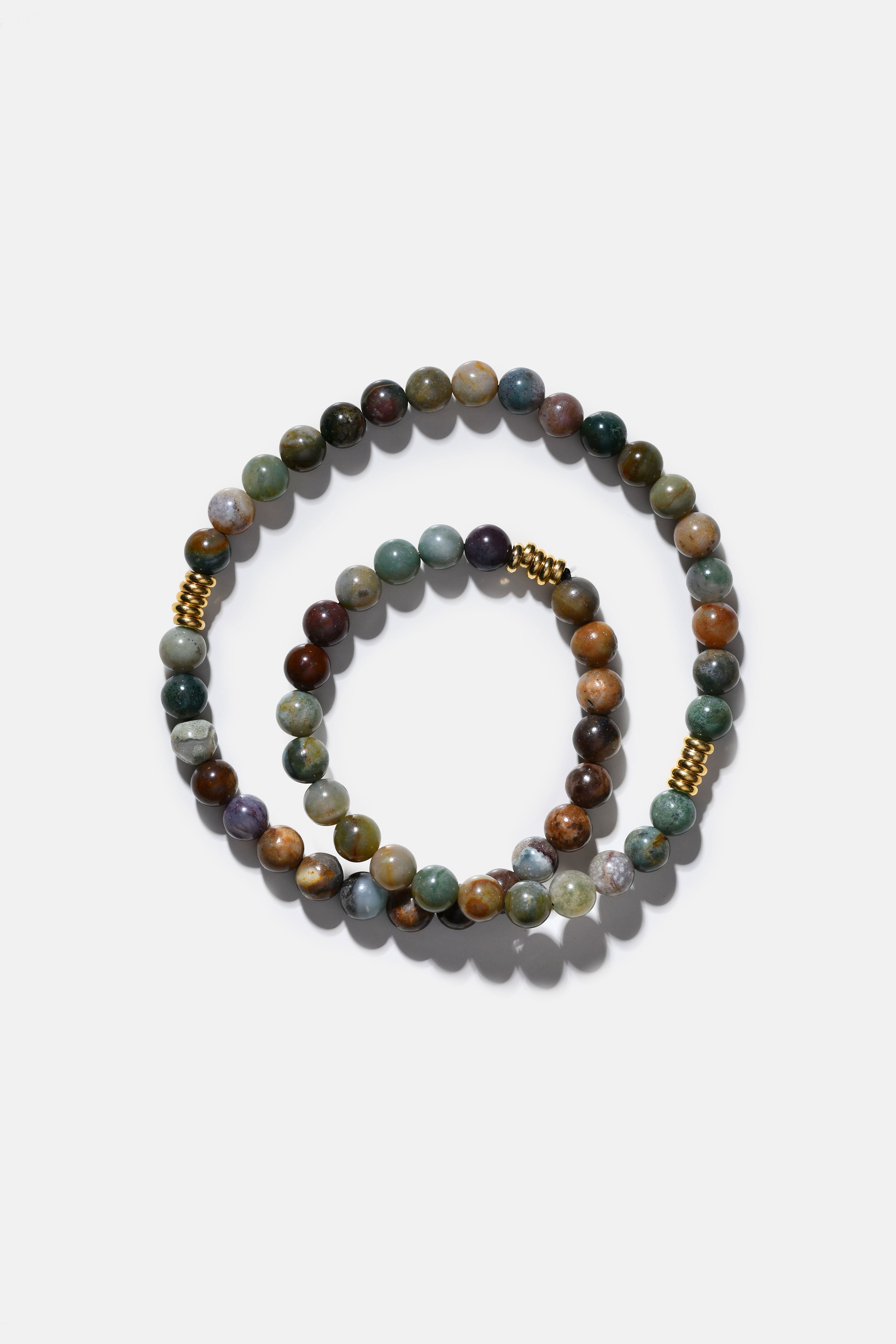 Bini Necklace 2025 Dark Green Jasper