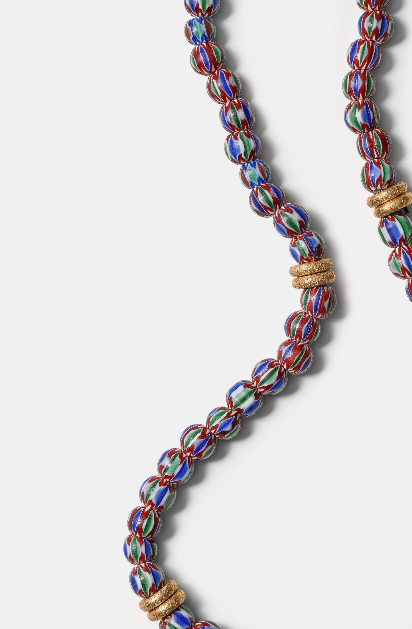 Burgundy Based Chevron Beads Necklaces / Fall23 / DROP I