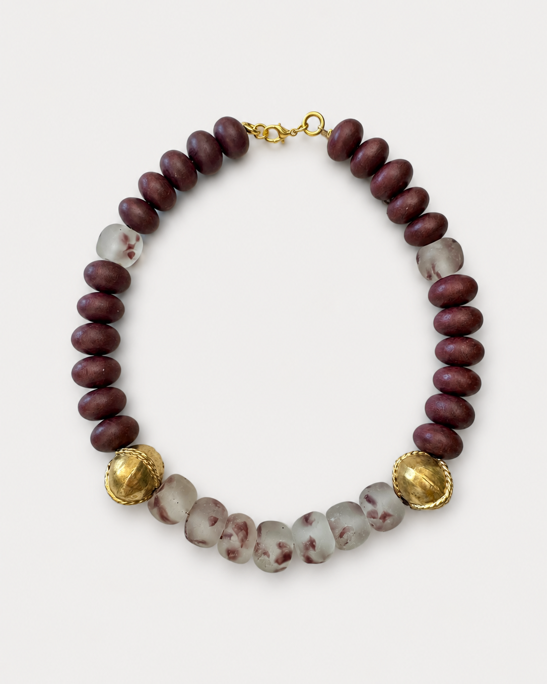 FW26-27 Plum Wood Tortuga Necklace