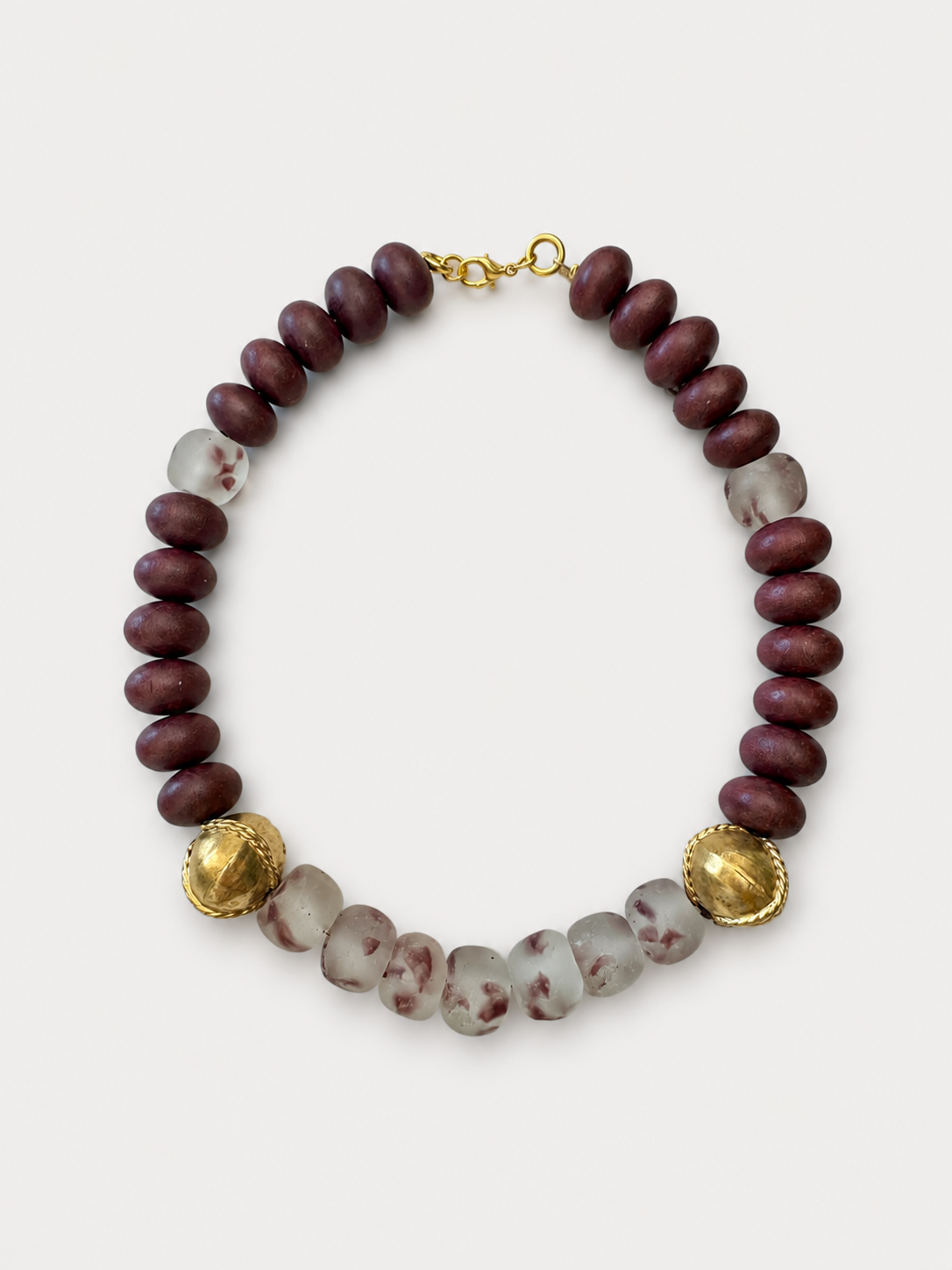 FW26-27 Plum Wood Tortuga Necklace