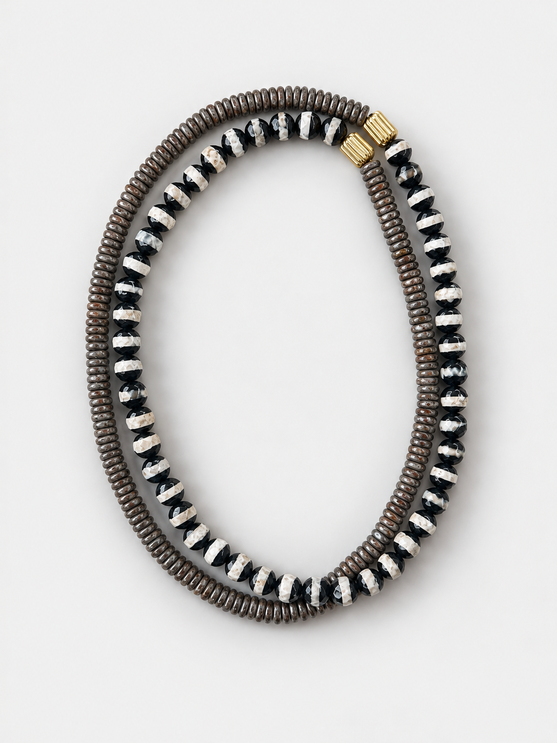 FW26-27 Striped Agate Sautoir