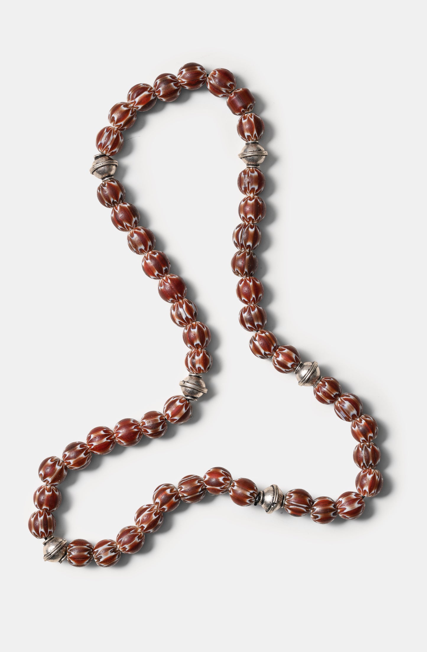 Brown Chevron Beads Necklaces / Fall23 / DROP I