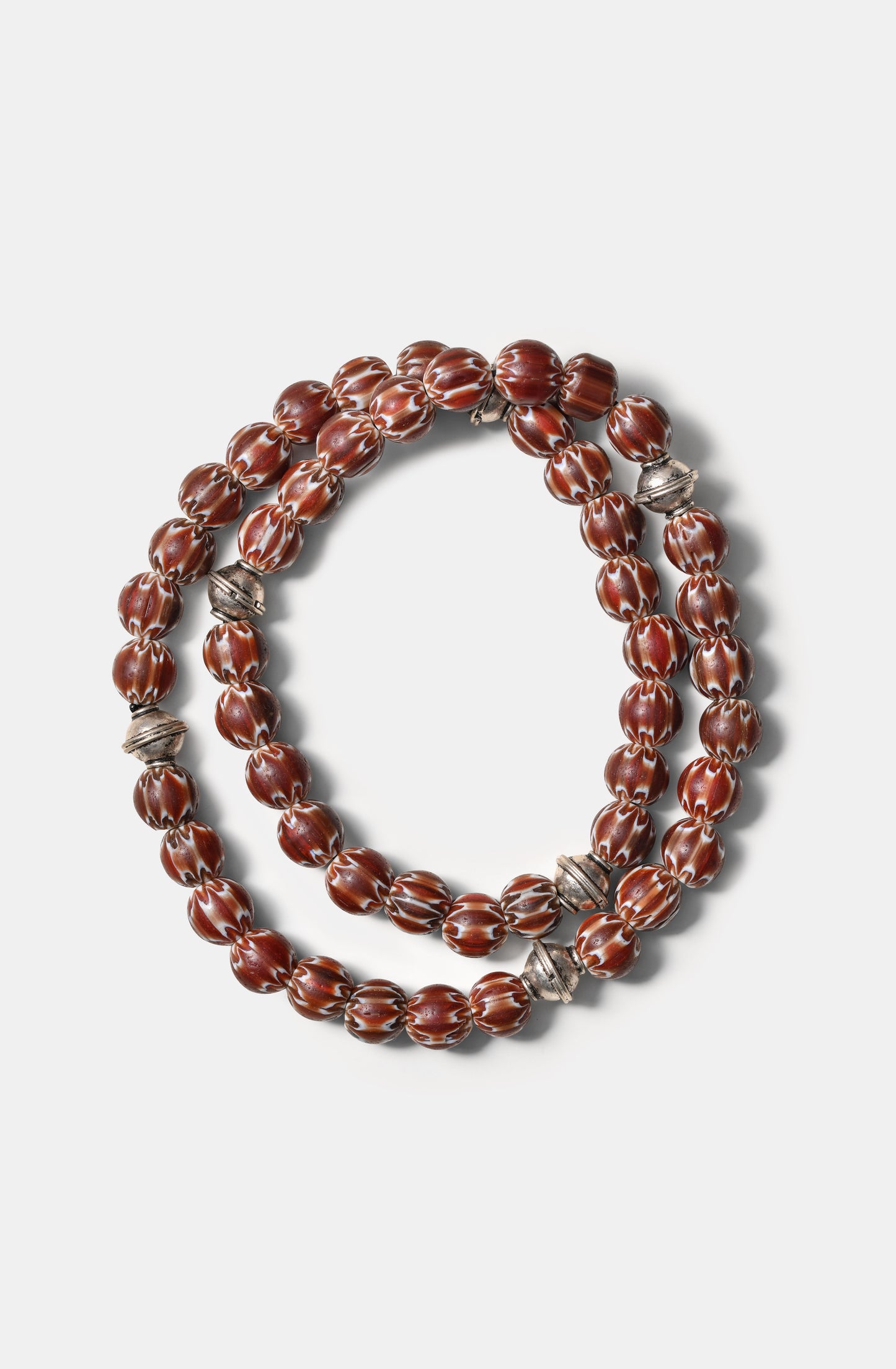 Brown Chevron Beads Necklaces / Fall23 / DROP I