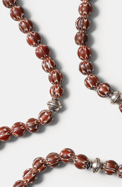 Brown Chevron Beads Necklaces / Fall23 / DROP I