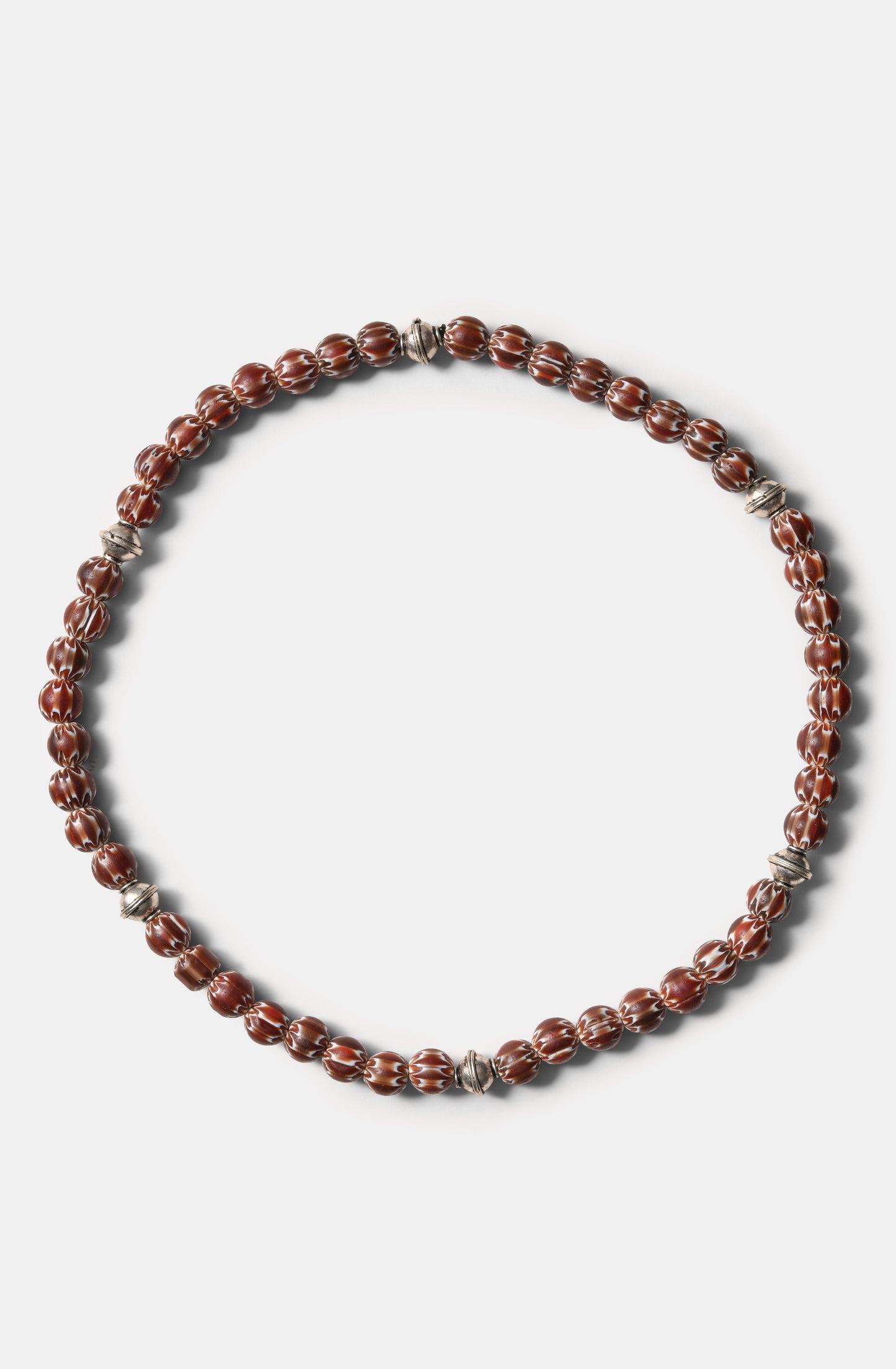 Brown Chevron Beads Necklaces / Fall23 / DROP I