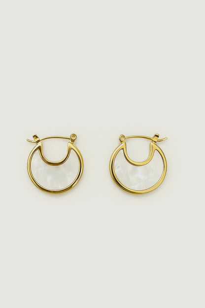 Boucles d'oreilles en acier inoxydable Fall24