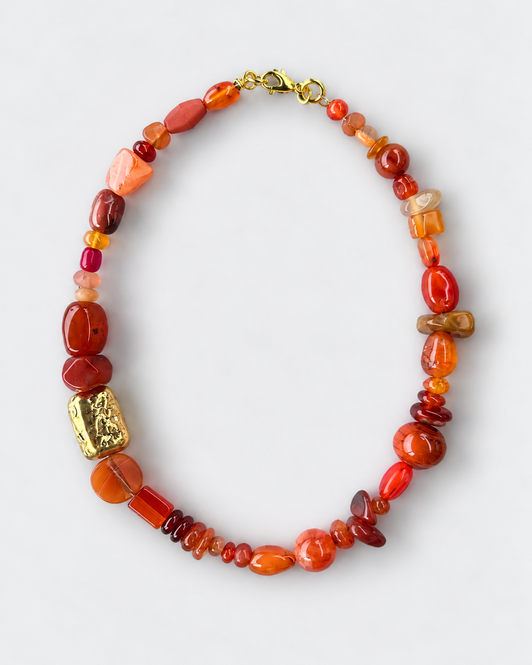 FW26-27 Vintage Carnelian Medley Necklace