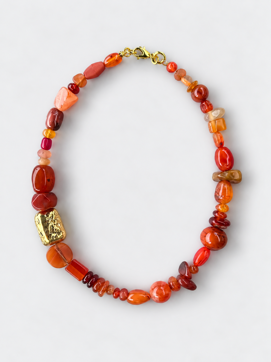 FW26-27 Vintage Carnelian Medley Necklace