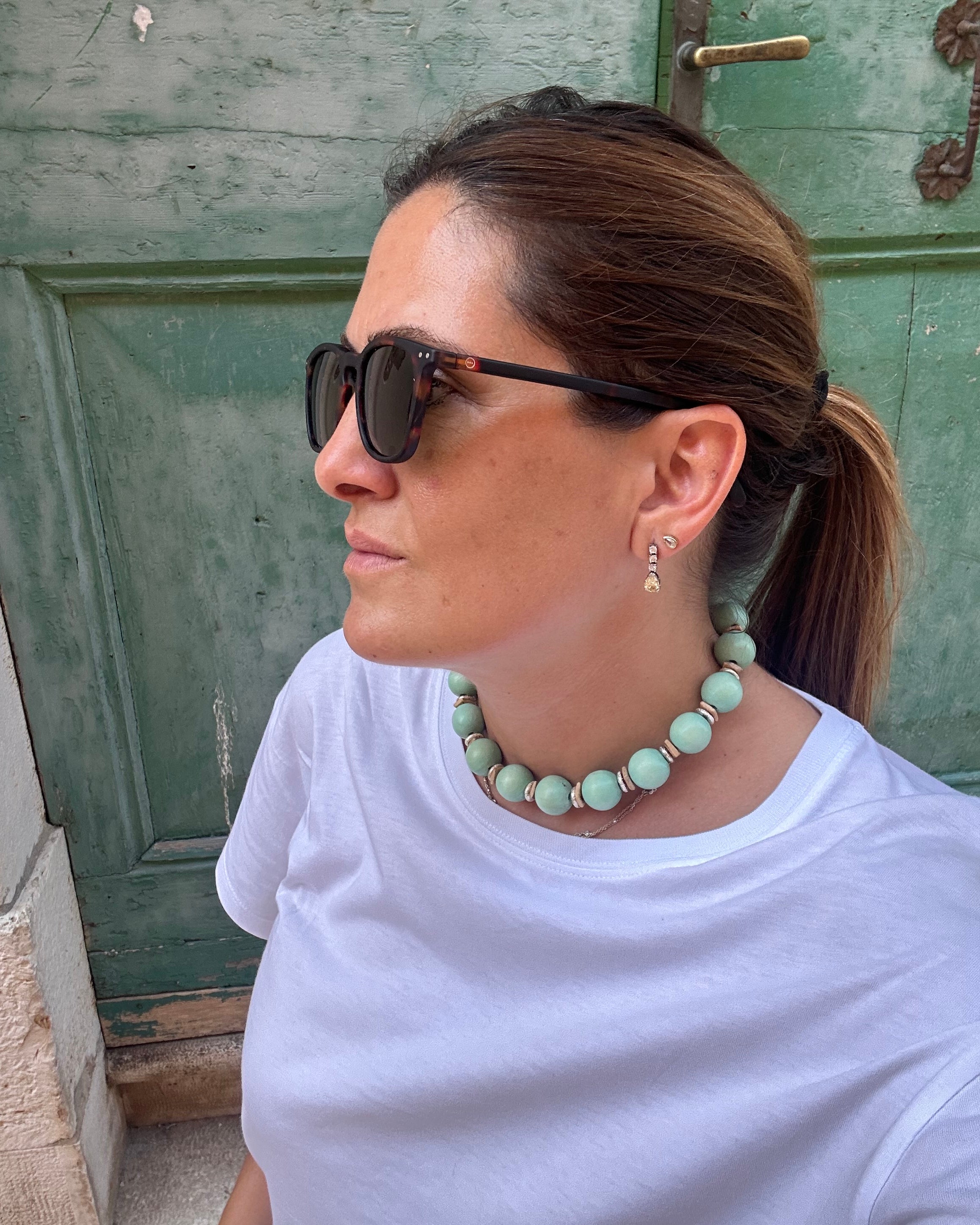 FW26-27 Minty Plume Necklace