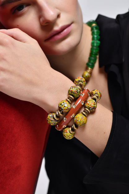 The Sprinkle Bini Bracelet in Yellow / Resort 24