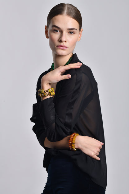 The Sprinkle Bini Bracelet in Yellow / Resort 24