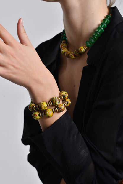 The Sprinkle Bini Bracelet in Yellow / Resort 24