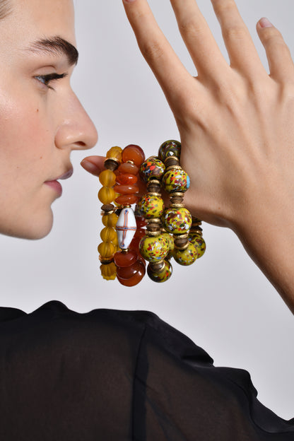 The Sprinkle Bini Bracelet in Yellow / Resort 24