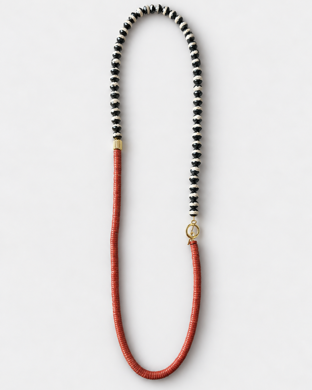 FW26-27 Striped Agate Sautoir