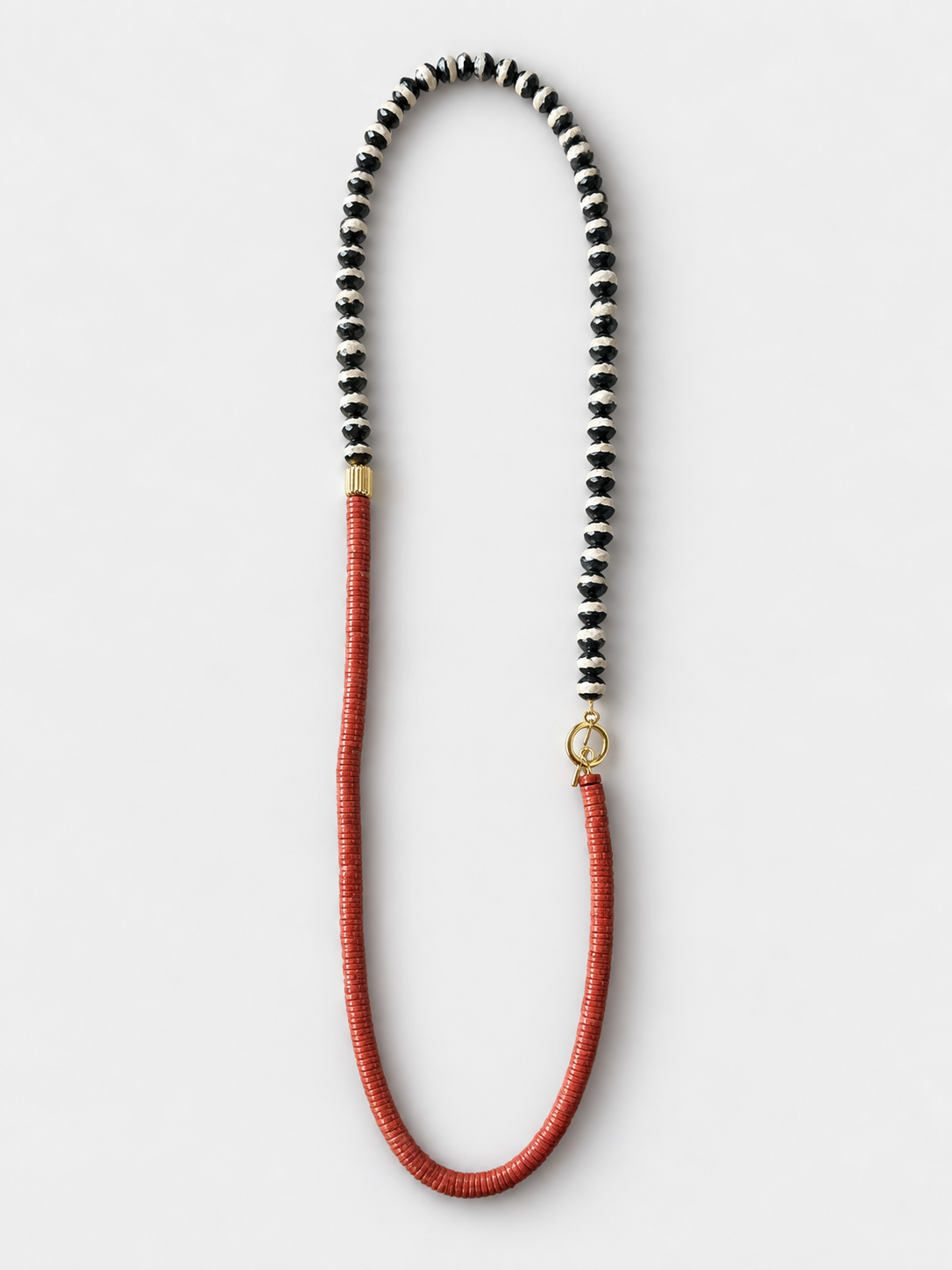 FW26-27 Striped Agate Sautoir