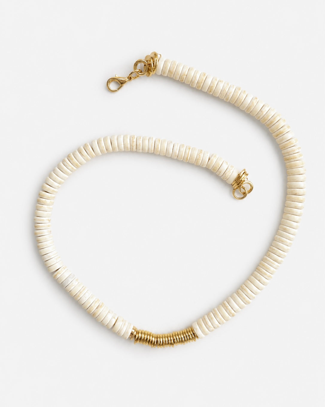 Mini Bini Necklace White