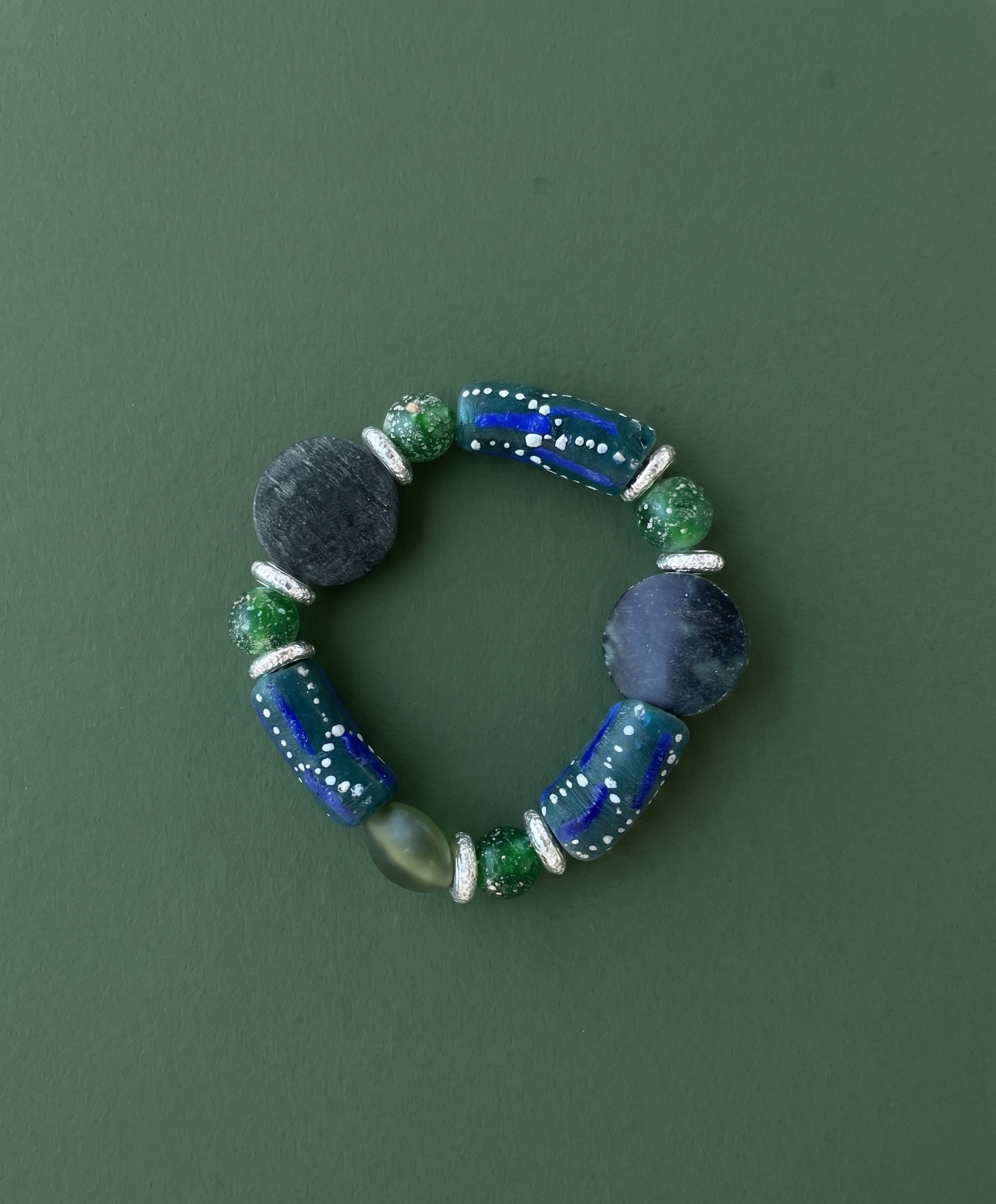 Tides Bracelet in Jade