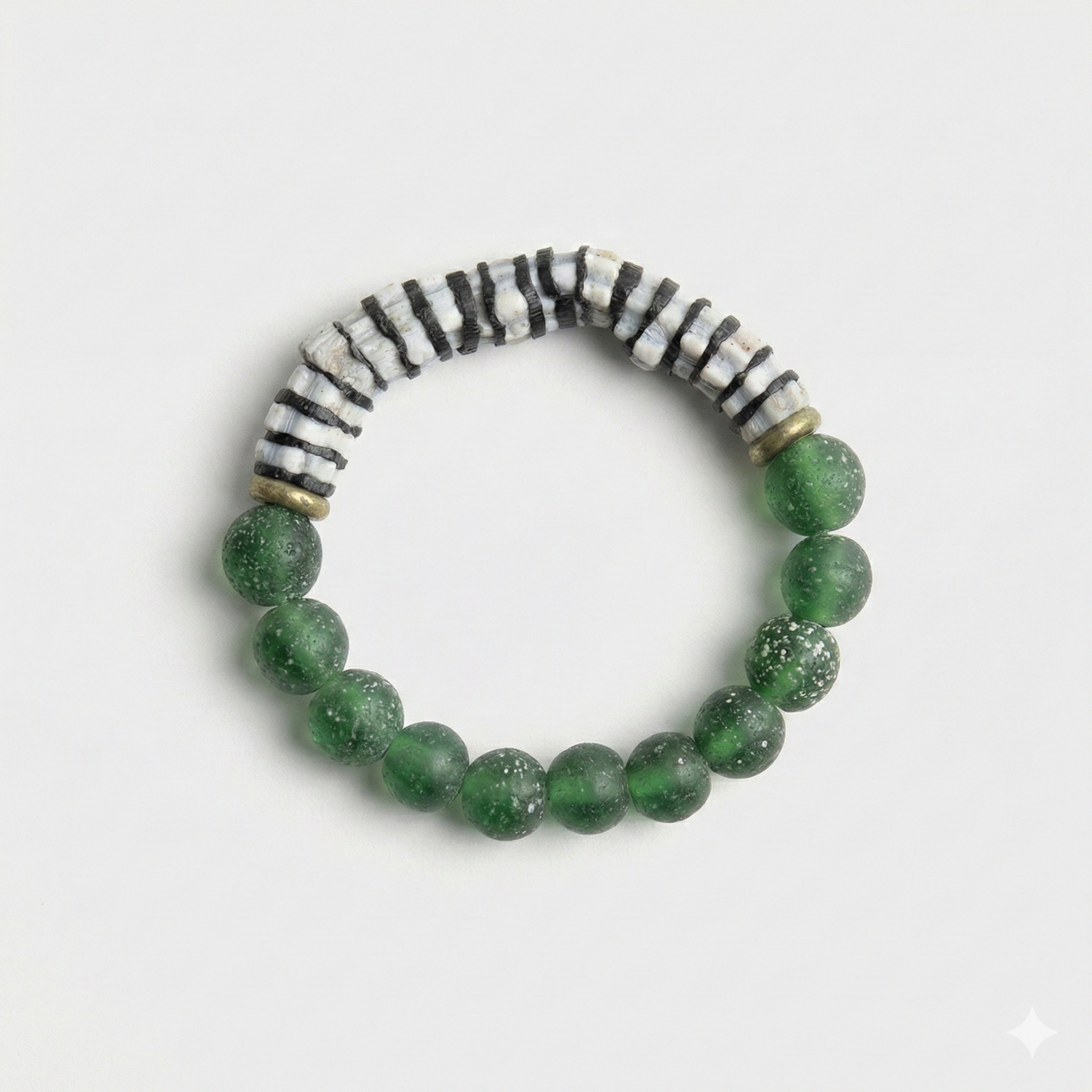Flor Bracelet in Green