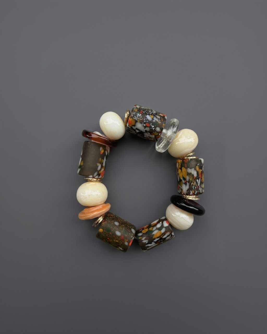 White coral medley bracelets
