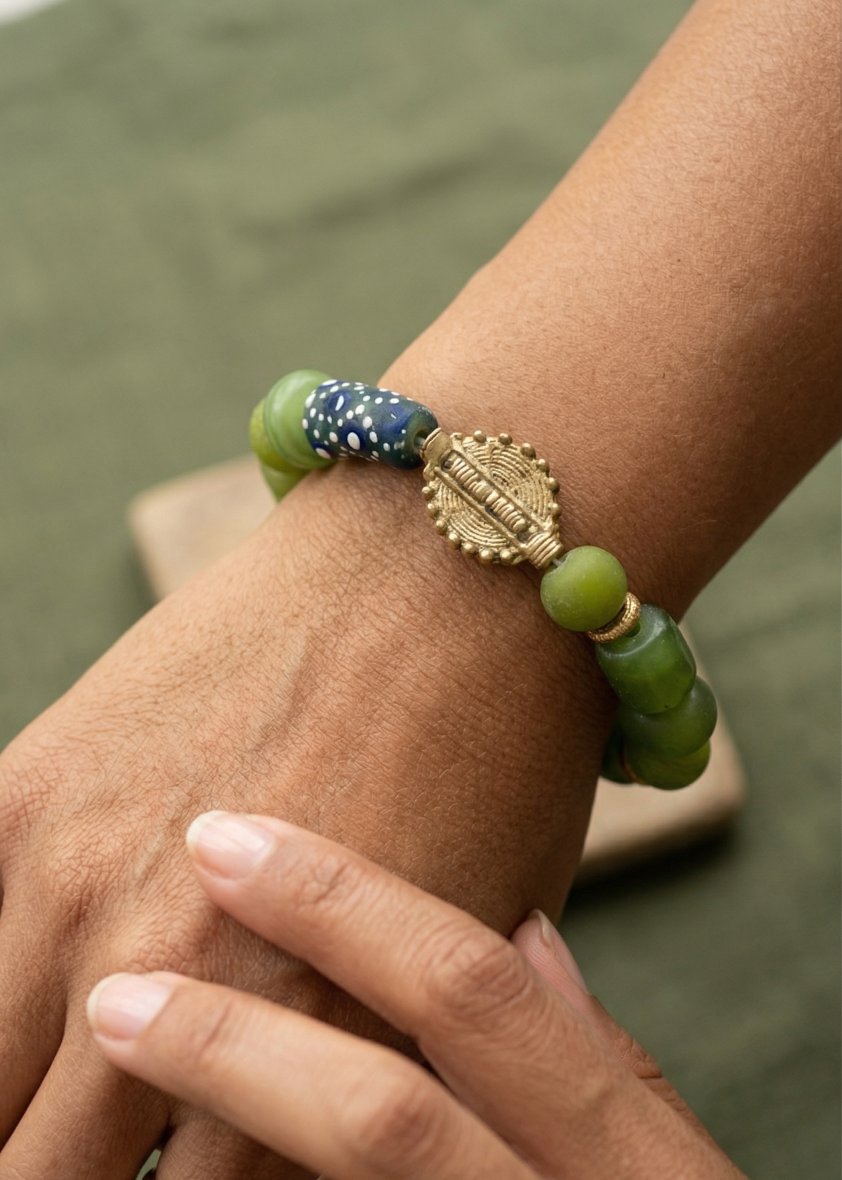 Green sun baule bracelets
