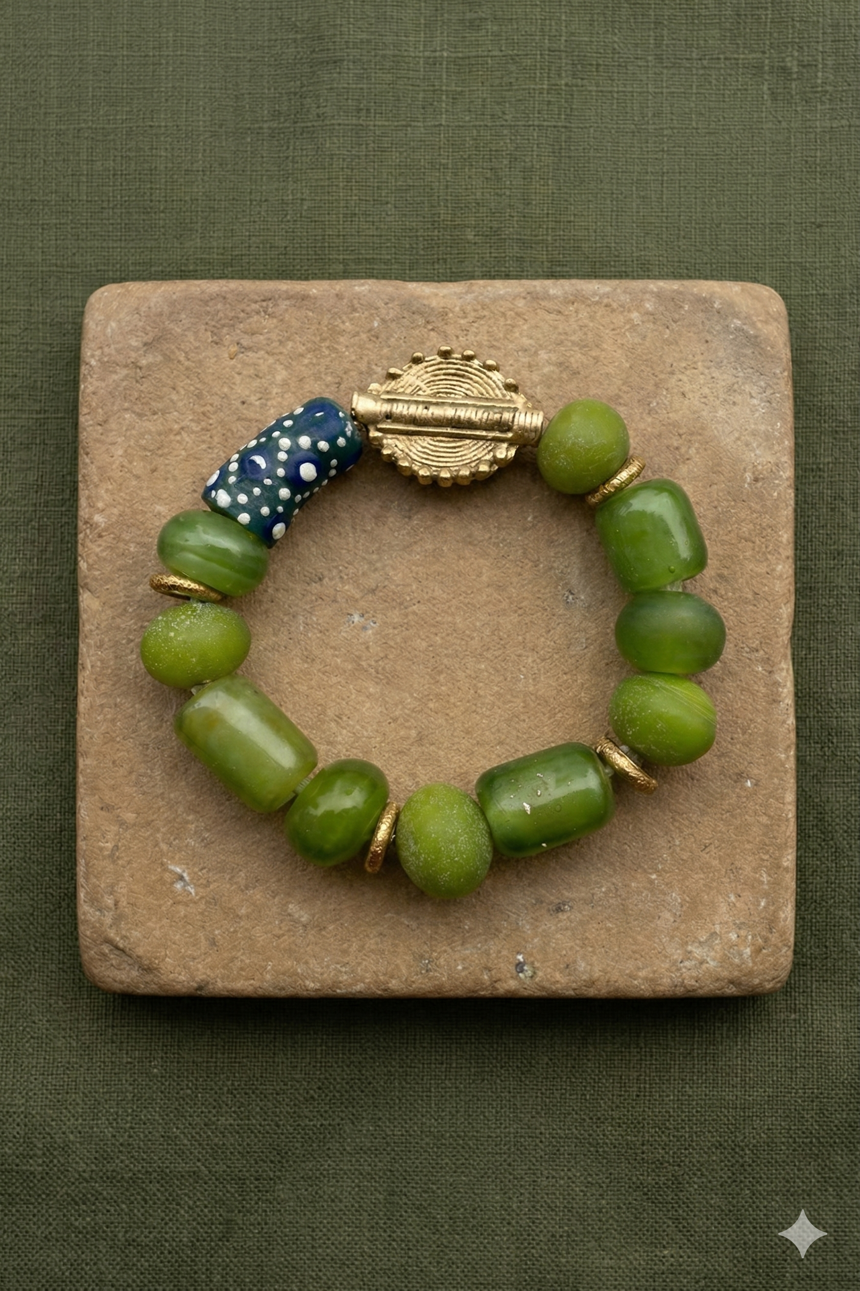 Green sun baule bracelets