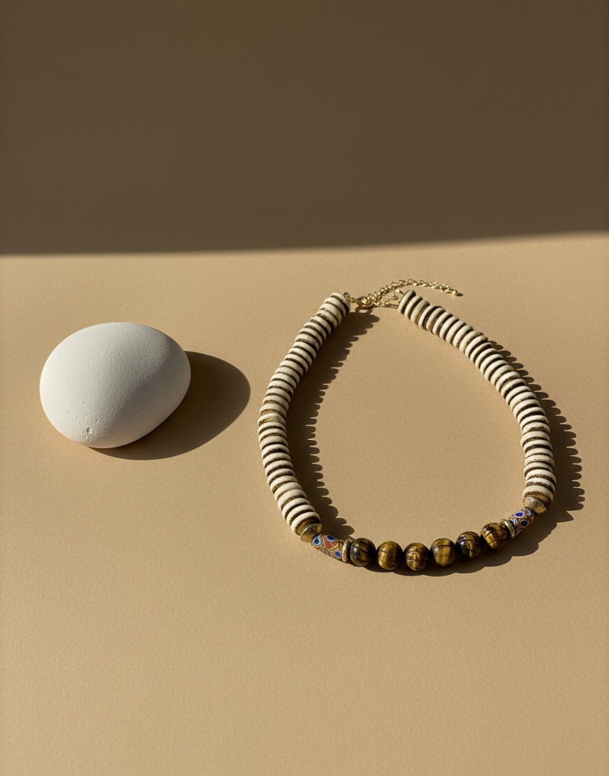 Kaplan Gözü Tortuga Kolye