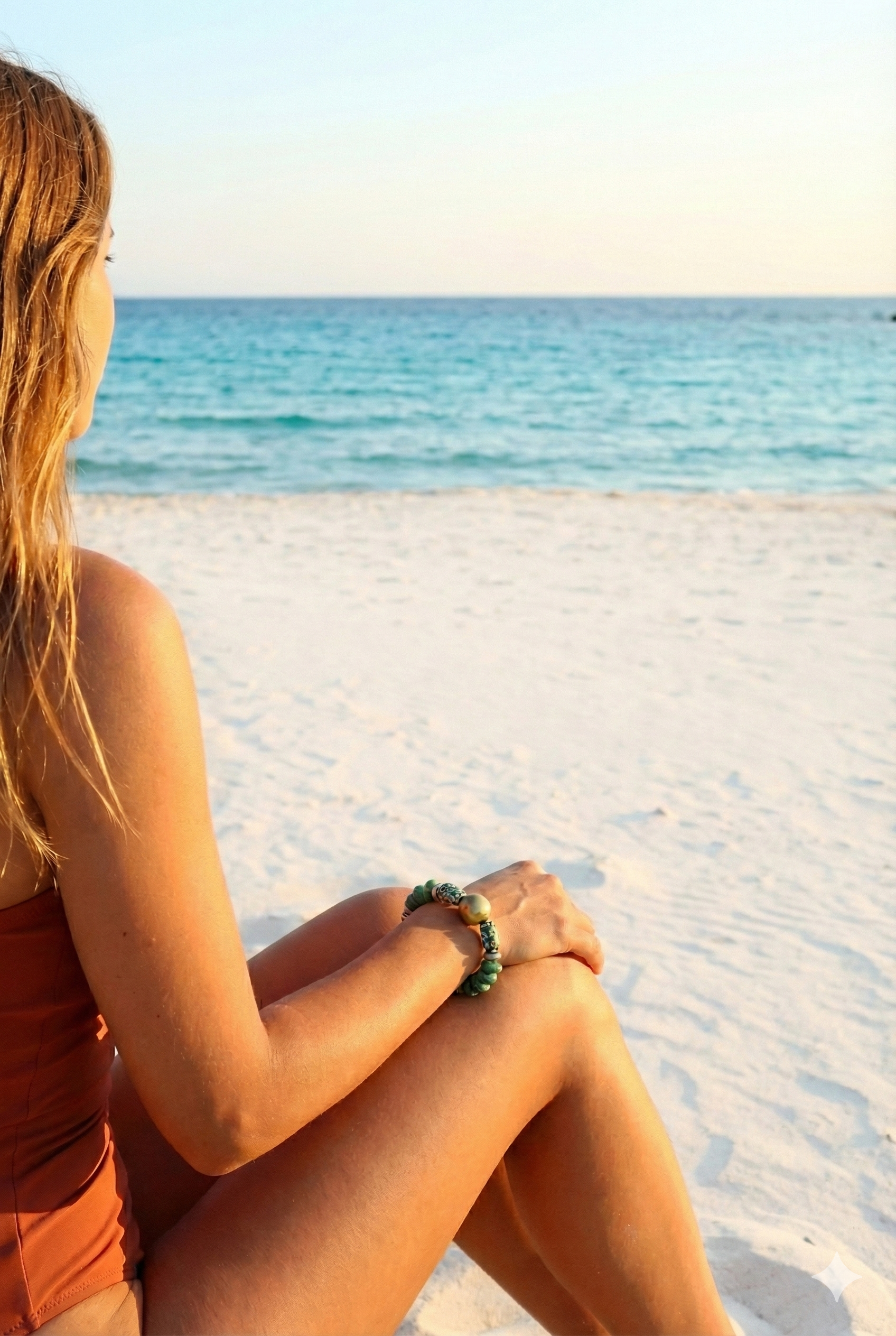 Aventurine Bracelet with brass hero