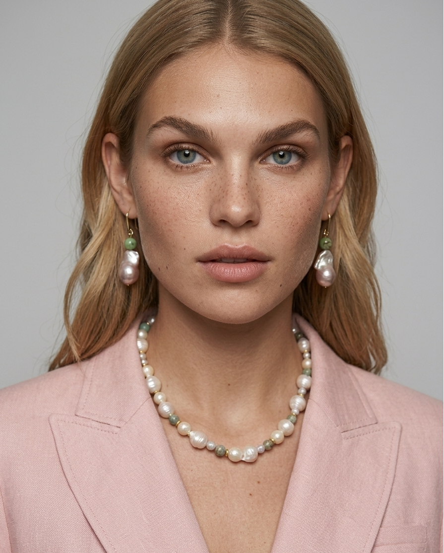 Holiday Pearl Medley Necklaces